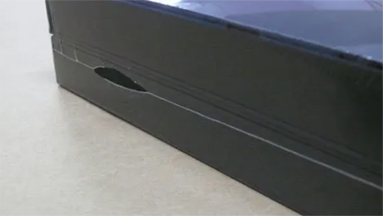 بسته‌بندی شرینک با مشکل پای کلاغ